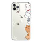 For iPhone 11 Pro Max Lucency Painted TPU Protective(Meow Meow) - 1