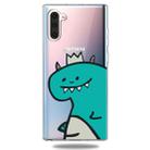 For Galaxy Note 10 Lucency Painted TPU Protective(Crown Dinosaur) - 1