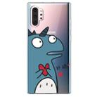For  Galaxy Note 10 Plus Lucency Painted TPU Protective(Loving Dinosaur) - 1