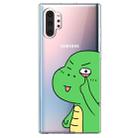 For  Galaxy Note 10 Plus Lucency Painted TPU Protective(Funny Dinosaur) - 1