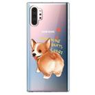 For  Galaxy Note 10 Plus Lucency Painted TPU Protective(Corgi) - 1