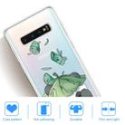 For  Galaxy S10 Plus Lucency Painted TPU Protective(Lotus Leaf Panda) - 4
