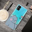 For Galaxy S20 Lucency Painted TPU Protective(Caring Monster) - 5