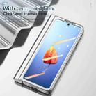 For Samsung Galaxy Z Fold4 Full Body Integrated Electroplating Hinge Phone Case with Pen Slot(Silver) - 5