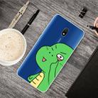 For Xiaomi Redmi 8A Lucency Painted TPU Protective(Funny Dinosaur) - 1