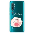 For Xiaomi CC9 Pro Lucency Painted TPU Protective(Hit The Face Pig) - 1