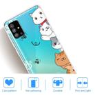 For Galaxy S20 Plus Lucency Painted TPU Protective(Meow Meow) - 4