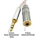 ZS0156 Balanced Inter-conversion Audio Cable(3.5 Stereo Male to 4.4 Balance Female) - 2
