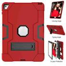 Contrast Color Robot Silicone + PC Tablet Case For iPad 6 / iPad Pro 9.7 2016(Red + Black) - 4