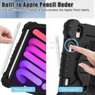For iPad mini 6 Contrast Color Robot Silicone + PC Tablet Case(Black) - 5