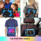 For iPad mini 6 Contrast Color Robot Silicone + PC Tablet Case(Black+Blue) - 7