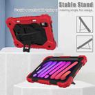 For iPad mini 6 Contrast Color Robot Silicone + PC Tablet Case(Red+Black) - 6