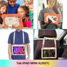 For iPad mini 6 Contrast Color Robot Silicone + PC Tablet Case(Coral Orange+Beige) - 7
