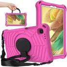 For Samsung Galaxy Tab A7 Lite 8.7 SM-T220 Spider King EVA Protective Tablet Case(Rose Red) - 1