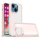 For iPhone 14 Charm Pupil Frosted Skin Feel Phone Case (Pink) - 1