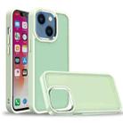 For iPhone 14 Plus Charm Pupil Frosted Skin Feel Phone Case (Green) - 1