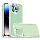 For iPhone 14 Pro Charm Pupil Frosted Skin Feel Phone Case(Green) - 1