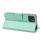 For Samsung Galaxy A03 Butterfly Flower Pattern Horizontal Flip Leather Phone Case with Card Slot & Holder(Green) - 6