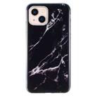 For iPhone 13 IMD Marble Pattern TPU Phone Case(Black) - 1