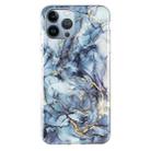 For iPhone 13 Pro Max IMD Marble Pattern TPU Phone Case (Grey) - 1