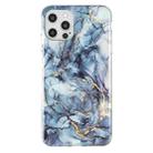 For iPhone 12 Pro Max IMD Marble Pattern TPU Phone Case(Grey) - 1