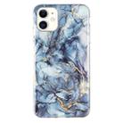 For iPhone 11 IMD Marble Pattern TPU Phone Case (Grey) - 1