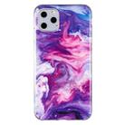 For iPhone 11 Pro IMD Marble Pattern TPU Phone Case(Red) - 1