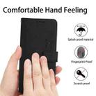 For Samsung Galaxy S20 FE Skin Feel Heart Pattern Leather Phone Case With Lanyard(Black) - 6