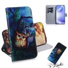 For Xiaomi Redmi K30 3D Colored Drawing Horizontal Flip Leather Case with Holder & Card Slot & Wallet(Owl) - 1