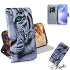 For Xiaomi Redmi K30 3D Colored Drawing Horizontal Flip Leather Case with Holder & Card Slot & Wallet(Tiger) - 1