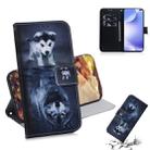 For Xiaomi Redmi K30 3D Colored Drawing Horizontal Flip Leather Case with Holder & Card Slot & Wallet(Wolf and Dog) - 1