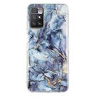 For Xiaomi Redmi 10 IMD Marble Pattern TPU Phone Case(Grey) - 1