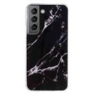 For Samsung Galaxy S22 5G IMD Marble Pattern TPU Phone Case(Black) - 1