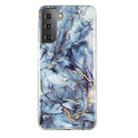 For Samsung Galaxy S21 5G IMD Marble Pattern TPU Phone Case(Grey) - 1
