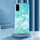 For Samsung Galaxy S20 5G IMD Marble Pattern TPU Phone Case(Green) - 2