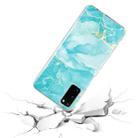For Samsung Galaxy S20 5G IMD Marble Pattern TPU Phone Case(Green) - 3