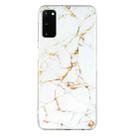 For Samsung Galaxy S20 5G IMD Marble Pattern TPU Phone Case(White) - 1