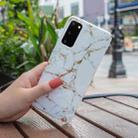 For Samsung Galaxy S20 5G IMD Marble Pattern TPU Phone Case(White) - 5
