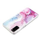 For Samsung Galaxy S20 5G IMD Marble Pattern TPU Phone Case(Pink Blue) - 4