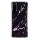 For Samsung Galaxy S20 5G IMD Marble Pattern TPU Phone Case(Black) - 1
