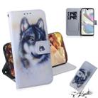 For Galaxy A70E 3D Colored Drawing Horizontal Flip Leather Case with Holder & Card Slot & Wallet(Wolf) - 1