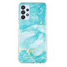 For Samsung Galaxy A53 5G IMD Marble Pattern TPU Phone Case(Green) - 1