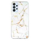 For Samsung Galaxy A53 5G IMD Marble Pattern TPU Phone Case(White) - 1