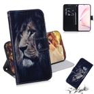 For Galaxy Note 10 Lite (A81) 3D Colored Drawing Horizontal Flip Leather Case with Holder & Card Slot & Wallet(Lion) - 1