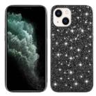 For iPhone 14 Glitter Powder TPU Phone Case (Black) - 1