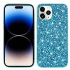 For iPhone 14 Pro Glitter Powder TPU Phone Case(Blue) - 1