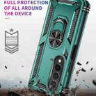 For Samsung Galaxy Z Fold4 Shockproof TPU + PC Phone Case(Dark Green) - 4