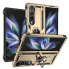 For Samsung Galaxy Z Fold4 Shockproof TPU + PC Phone Case(Gold) - 1