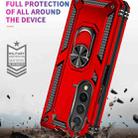 For Samsung Galaxy Z Fold4 Shockproof TPU + PC Phone Case(Red) - 4