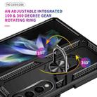 For Samsung Galaxy Z Fold4 Shockproof TPU + PC Phone Case(Black) - 3